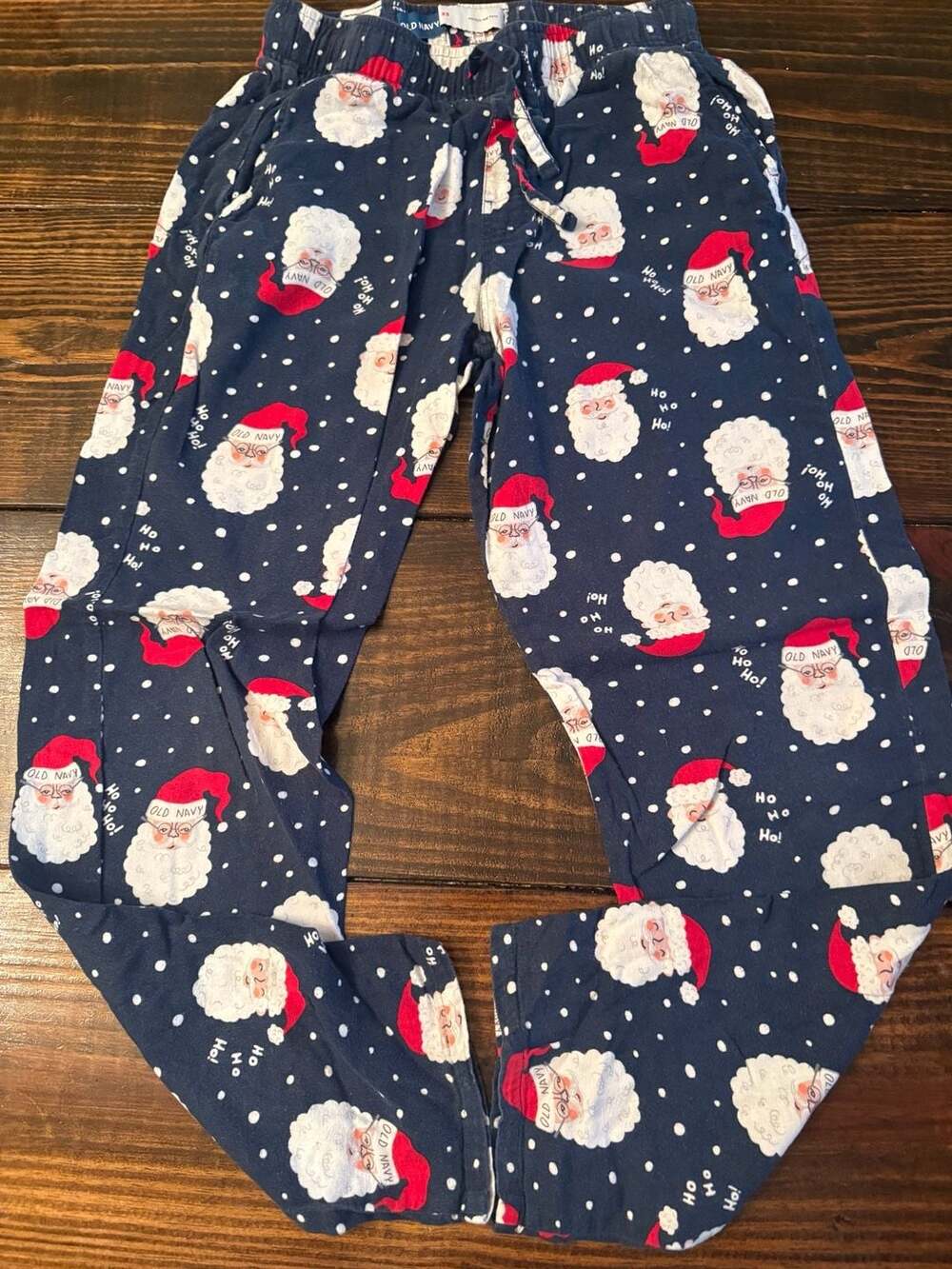 Old Navy unisex Match The Fam Santa Claus Christmas Pajama Pants Navy Size XS